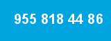 955 818 44 86 955 818 44 86